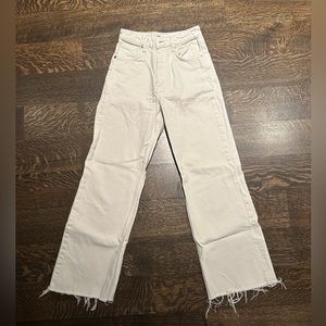 Zara Size 2 Jeans, Cream Color